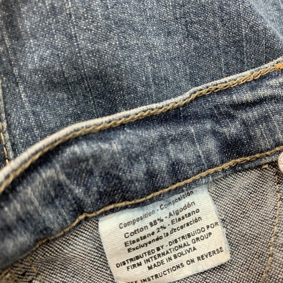 Luricci Jeans Women's Denim Pants Size 28 Blue Butt Lifter Body Shaper NWOT - Picture 6 of 7